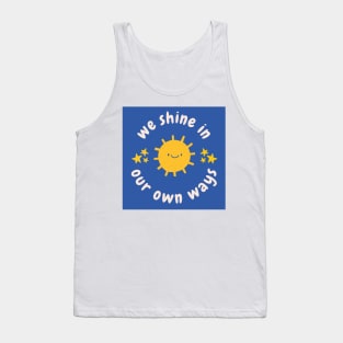 we shine in our own ways Mikrokosmos BTS Tank Top